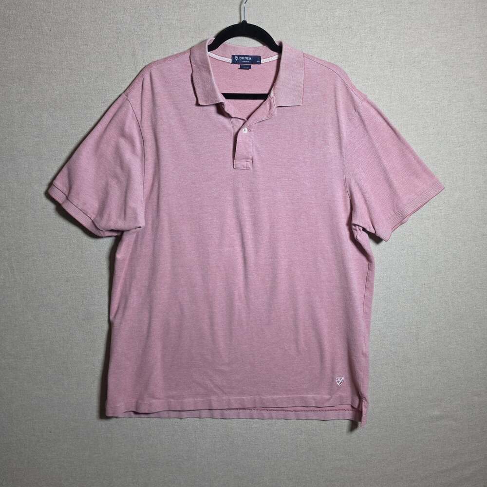 Cremieux Classics Men's Size XL Polo Shirt Red 100% Supima Cotton
